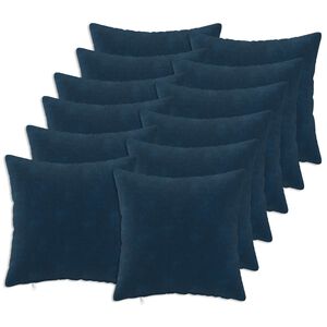 vidaXL Funda de almohada 12 uds. HEERLEN Azul 40 x 40 cm