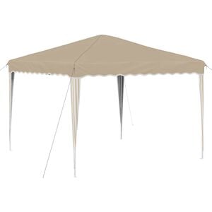 vidaXL Carpa Plegable para Fiestas 288 x 288 x 245 cm Crema