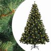 vidaXL &Aacute;rbol de Navidad artificial con ramas articuladas 180 cm