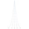 vidaXL &Aacute;rbol de Navidad LED con estacas de tierra Blanco Fr&iacute;o 511 cm