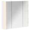 vidaXL Armario con espejo de ba&ntilde;o 63,5 x 15,5 x 60,5 cm
