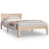 vidaXL Estructura de cama sin colch&oacute;n madera maciza de pino 100x200 cm