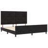 vidaXL Cama tipo Box Spring con cabecera Negro 180 x 200 cm Terciopelo