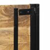 vidaXL Cabecero 160 cm Madera Maciza Mango y Hierro