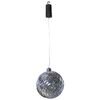 Luxform L&aacute;mpara colgante LED de bater&iacute;a Ball Swirl plateada