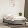 vidaXL Estructura de cama sin colch&oacute;n terciopelo gris claro 80x200 cm