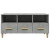 vidaXL Mueble de TV madera de ingeniería gris hormigón 102x36x50 cm