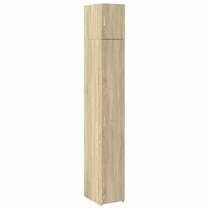 vidaXL Armario estrecho madera ingenier&iacute;a roble Sonoma 30x42,5x225 cm