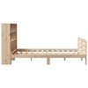 vidaXL Estructura de cama sin colch&oacute;n madera maciza de pino 120x190 cm