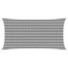 vidaXL Toldo Vela 2,5 x 4,5 m HDPE Rectangular Antracita y Blanco