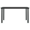 vidaXL Juego de comedor de jard&iacute;n 7 piezas con cojines gris y negro