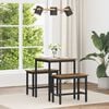 vidaXL Mesas de comedor METAL