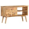 vidaXL Aparador de madera maciza de mango 102x35x61 cm