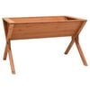 vidaXL Jardinera de madera de abeto 90x55x56 cm