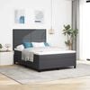 vidaXL Cama tipo Box Spring Gris Oscuro y 160 x 200 cm Tela de Pana