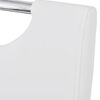 vidaXL Sillas de comedor 2 unidades cuero sint&eacute;tico blanco