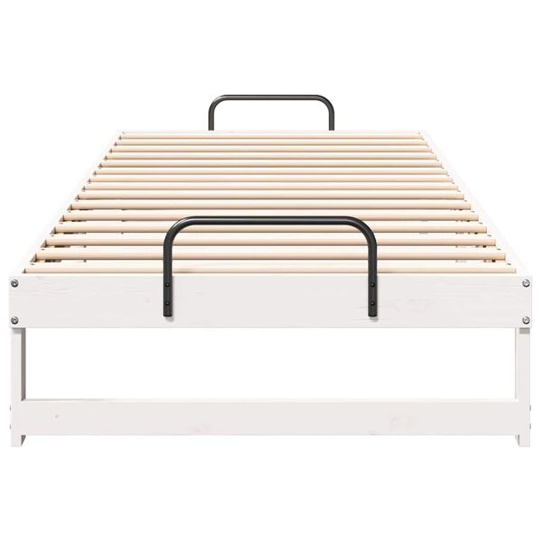 vidaXL Estructura de cama 80 x 220 cm Madera de pino macizo