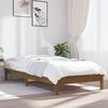 vidaXL Estructura de cama madera maciza pino marr&oacute;n miel 90x200 cm