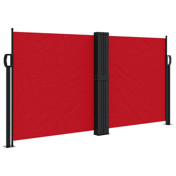 vidaXL Toldo lateral retr&aacute;ctil rojo 120x600 cm