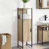 vidaXL Gabinete de Ba&ntilde;o Beige 33 x 33 x 120,5 cm Madera contrachapada