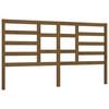 vidaXL Cabecero de cama madera maciza de pino marr&oacute;n miel 186x4x104 cm