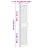 vidaXL Puerta de Armario con puerta Natural 170 x 2,1 x 39,5 cm