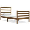 vidaXL Estructura de cama madera maciza pino marr&oacute;n miel 75x190 cm