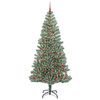 vidaXL &Aacute;rbol de Navidad Artificial Nevado con Luz LED Verde y 210 cm