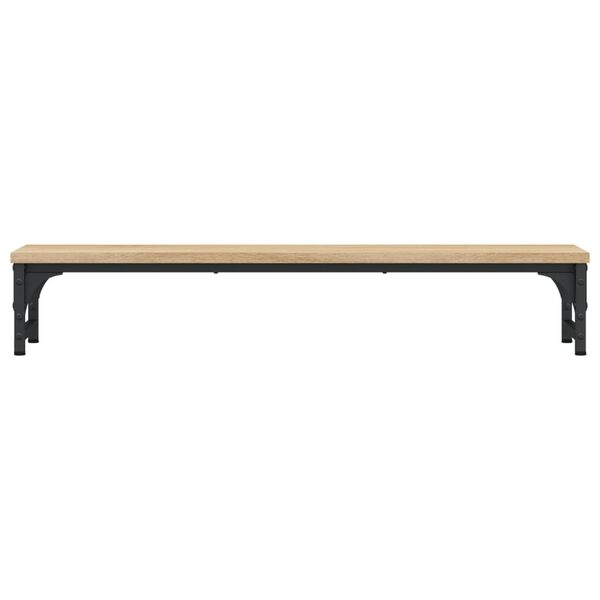 vidaXL Soporte de pantalla madera ingenier&iacute;a roble Sonoma 85x23x15,5cm