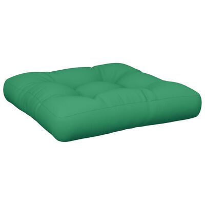vidaXL Cojín para sofá de palets tela verde 58x58x10 cm