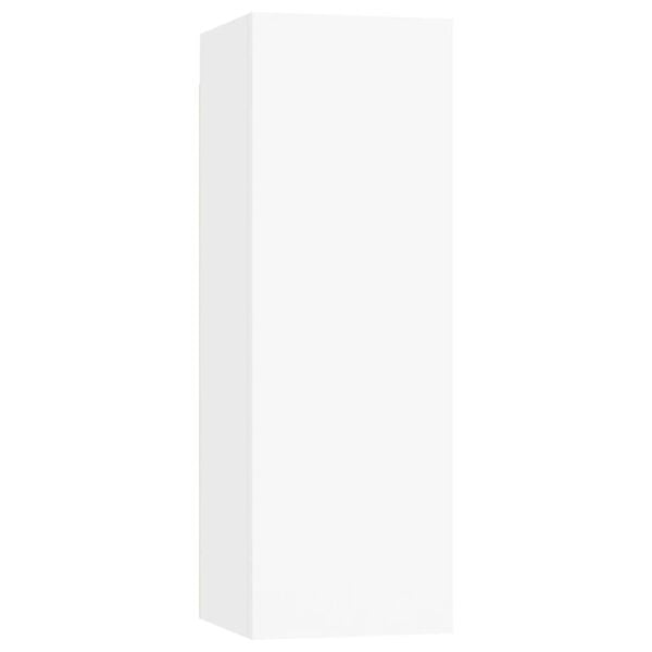 vidaXL Mueble para TV madera contrachapada blanco 30,5x30x90 cm