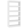 vidaXL Estanter&iacute;a/divisor madera de ingenier&iacute;a blanco 80x30x166 cm