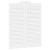 vidaXL Puertas batientes Blanco 100 x 40 cm Madera de Pino Maciza