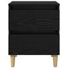 vidaXL Armarios de cama con caj&oacute;n 2 pcs Roble Negro 40 x 35 x 50 cm