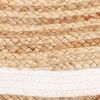 Dutch Lifestyle Alfombra Jaipur Classic redonda natural y crema 150 cm