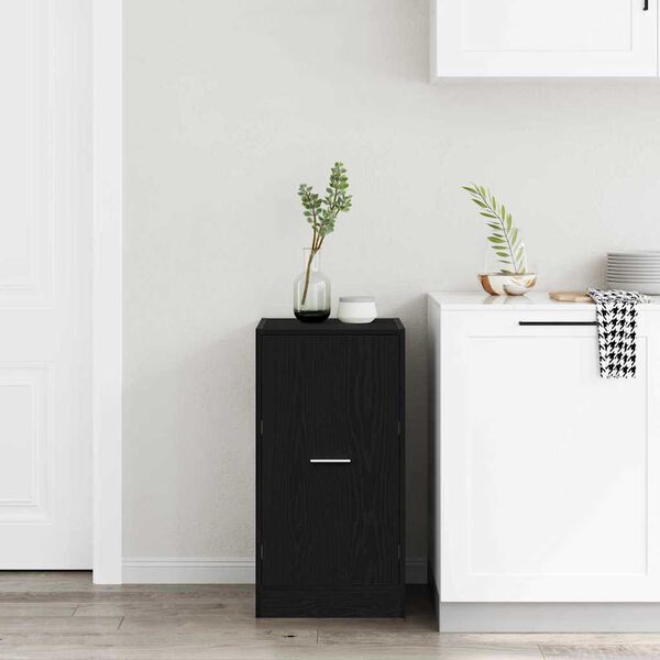 vidaXL Armario de Boticario Roble negro 40 x 41 x 77.5 cm