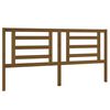 vidaXL Cabecero de cama madera maciza de pino marr&oacute;n miel 186x4x100 cm