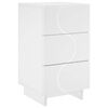 vidaXL Mesa de noche Blanco 33,5 x 34,5 x 60 cm Madera de ingenier&iacute;a