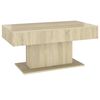 vidaXL Mesa de centro madera contrachapada roble Sonoma 96x50x45 cm