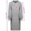 vidaXL Sudadera manta KINN Gris XL Algod&oacute;n