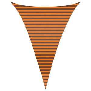 vidaXL Toldo Vela de Sombra Naranja y Marr&oacute;n 3 x 4 x 4 m