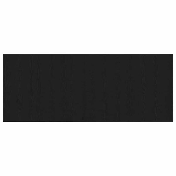 vidaXL Cabecero Roble negro 200 x 1,5 x 80 cm Madera contrachapada