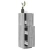 vidaXL Armario botiqu&iacute;n madera ingenier&iacute;a gris Sonoma 30x41x118 cm
