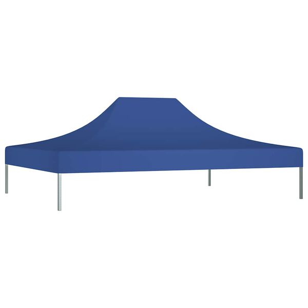vidaXL Techo de carpa para celebraciones azul 4x3 m 270 g/m²