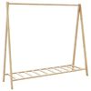 vidaXL Perchero con estantes bamb&uacute; 106x34x102 cm