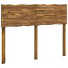 vidaXL Cabecero de borde natural ROSTOCK Natural 140 cm