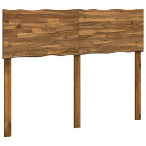 vidaXL Cabecero de borde natural ROSTOCK Natural 140 cm