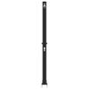 vidaXL Ducha Solar Exterior Negro 217 cm PVC y aluminio