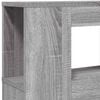 vidaXL Cabecero LED madera ingenier&iacute;a gris Sonoma 220x18,5x103,5 cm