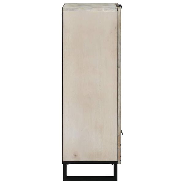 vidaXL Gabinetes y estantes de almacenamiento de medios Blanco y Negro